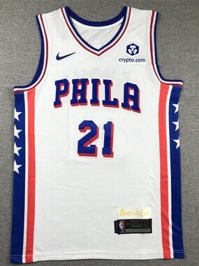 Phila #21 Brotherly Love White Stitched Basketball Jersey